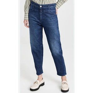 CLOSED JEAN'S size 29 Pedal Icon 85 High Waist Slim Blue Denim